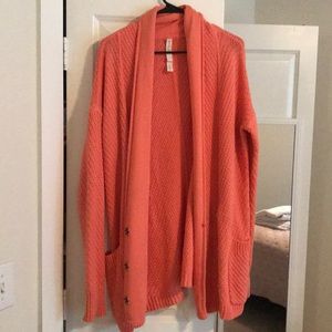 Lululemon coral sweater